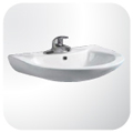 Ceramic Basin  รหัส MC223อ่างเซรามิก อ่างล้างหน้า อ่างล้างมือ ยี่ห้อ MARVEL bathroom company บริษัท มาร์เวล เทคโนโลยี จำกัด Tel 029785650-2